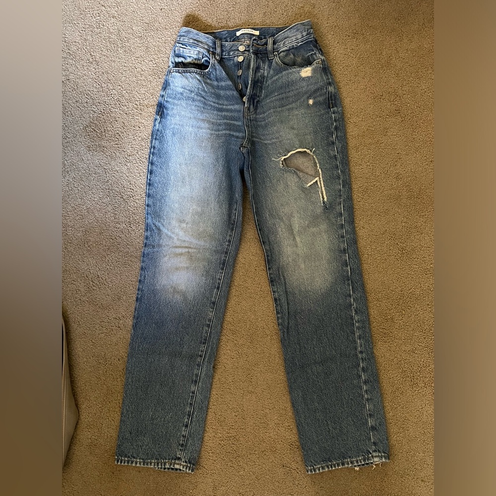 Medium wash high rise Pacsun jeans